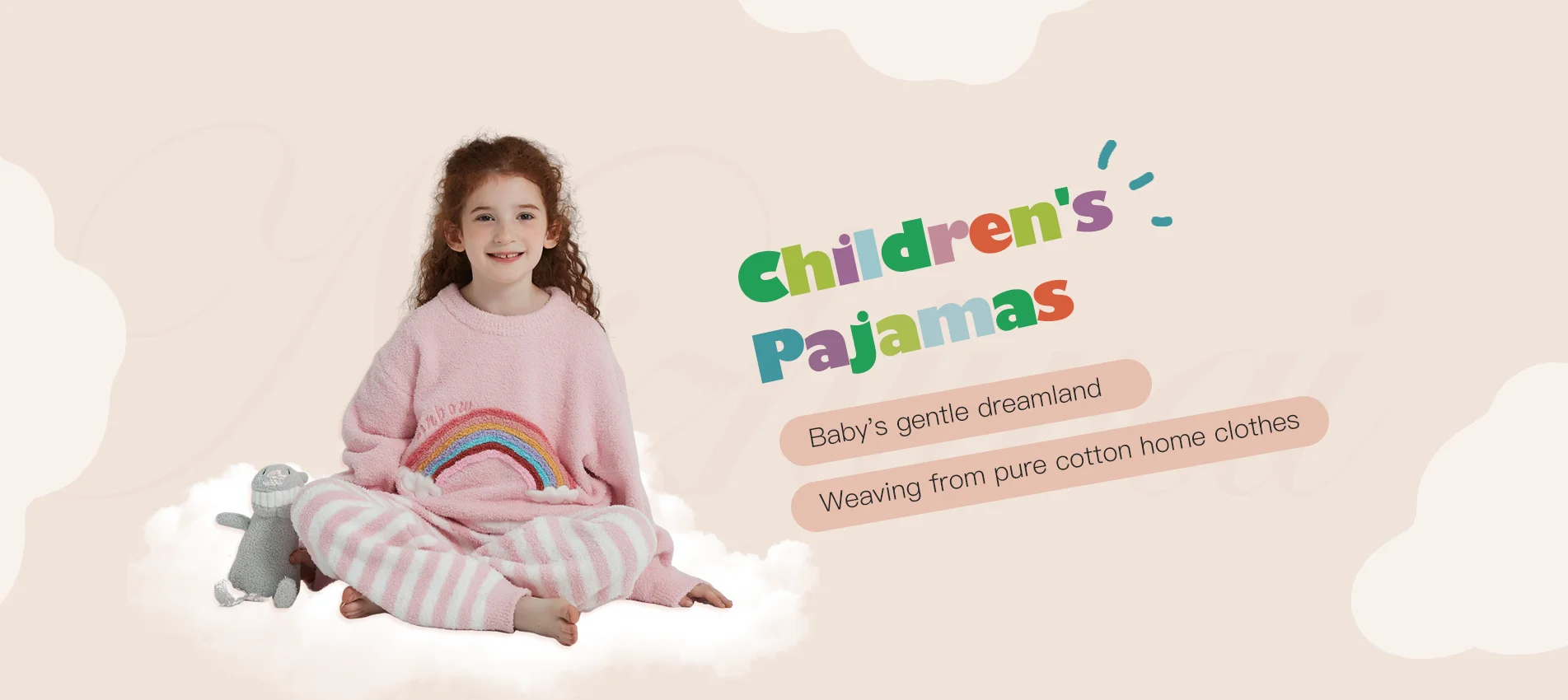 Kina børnepyjamas