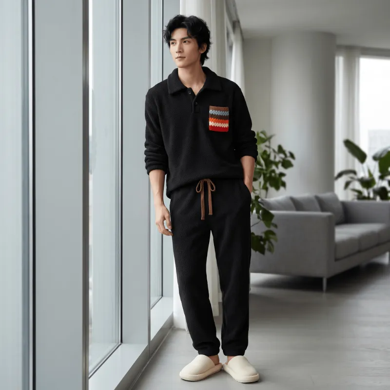 Fleece pyjamas til mænd