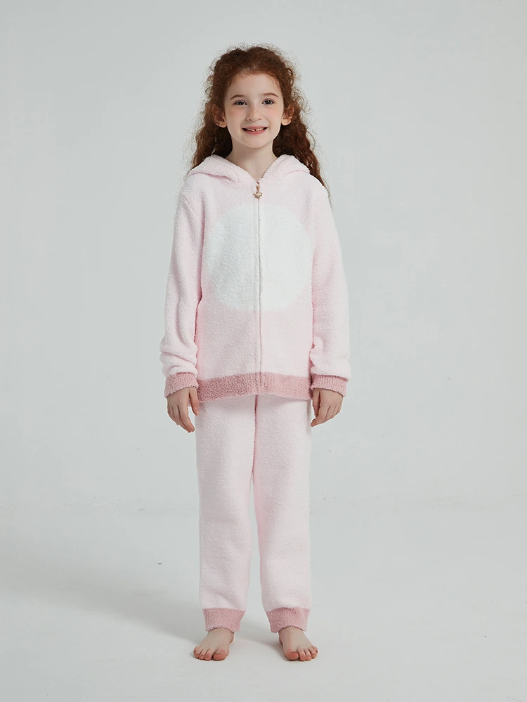 Piger efterår og vinter fleece pyjamas